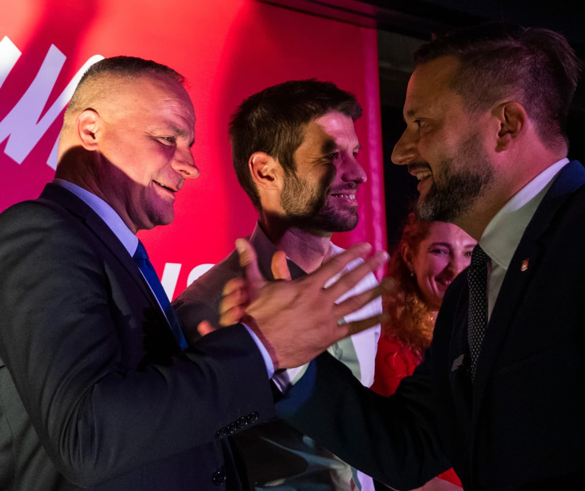 Matuš Vallo, Juraj  Droba a Michal Šimečka. FOTO TASR - Jaroslav Novák