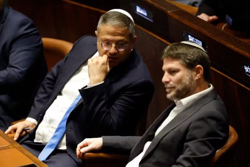 Itamar Ben-Gvir a Becalel Smotrič. Foto:FB/Efe Suleyman