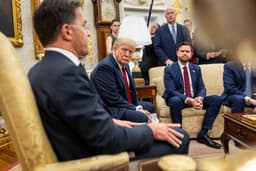 Trump a Rutte v Bielom dome. Foto: White House/FB