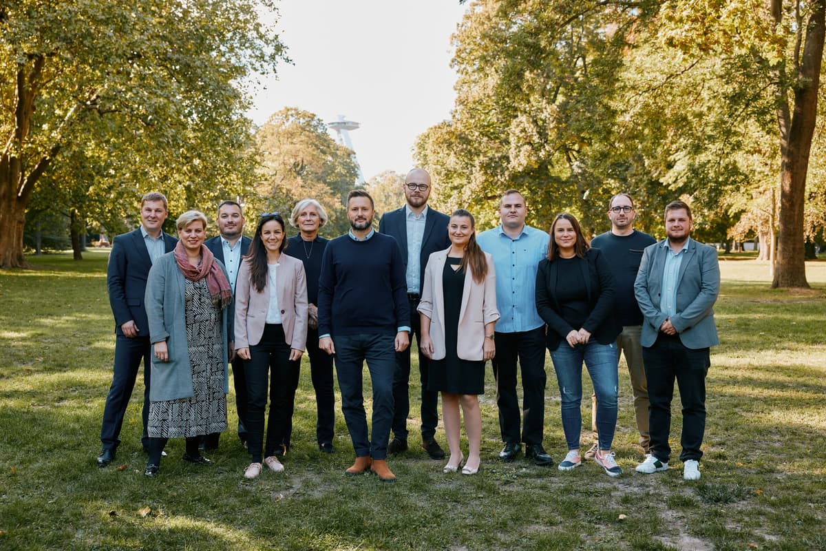 Zuzana Kolman Šebestová druhá zľava. FOTO: Team Bratislava pre Petržalku