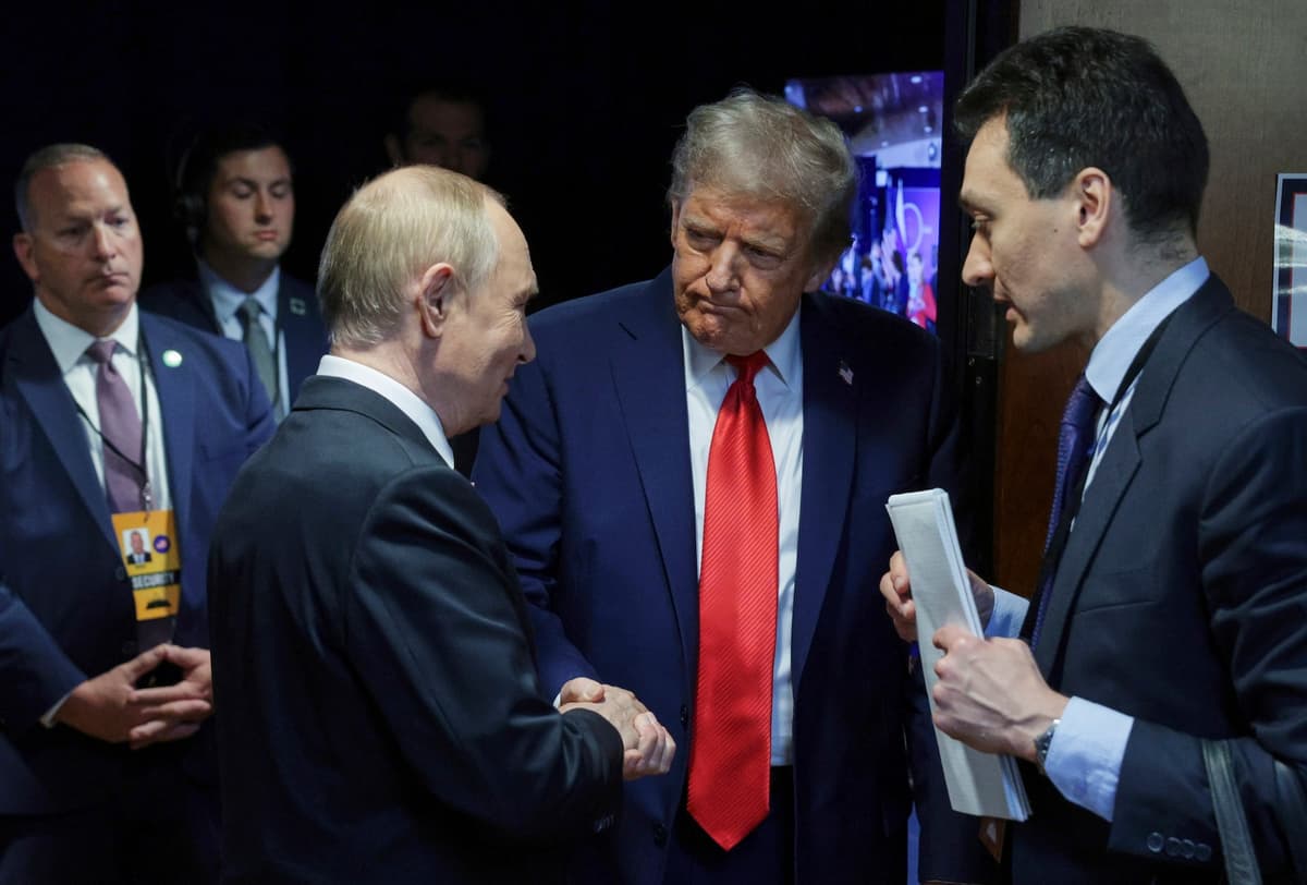 Donald Trump a Vladimir Putin. Foto TASR/AP