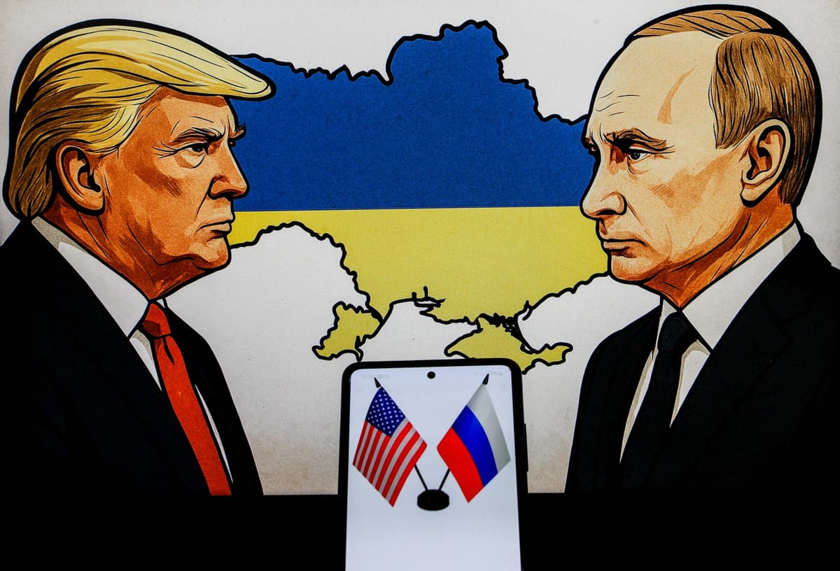 Ilustrácia Trump Putin. Foto: Yassine Mahjoub / Sipa Press / Profimedia