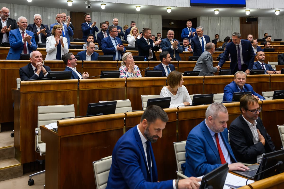 Plénum parlamentu. Foto: TASR/Jaroslav Novák