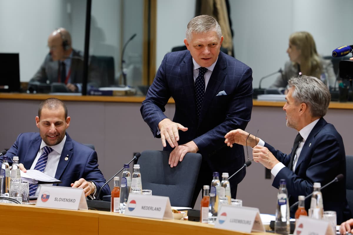 Robert Fico na summite EÚ v Bruseli. Foto TASR/AP