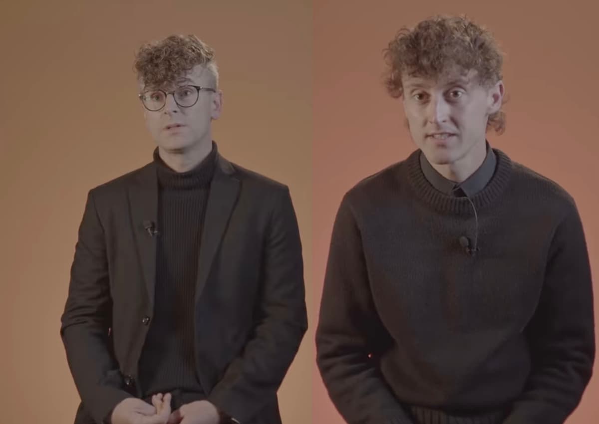 Kňazi Marek Mucha a Adam Štefanec. Fotokoláž: youtube.com/Víra v barvách dúhy