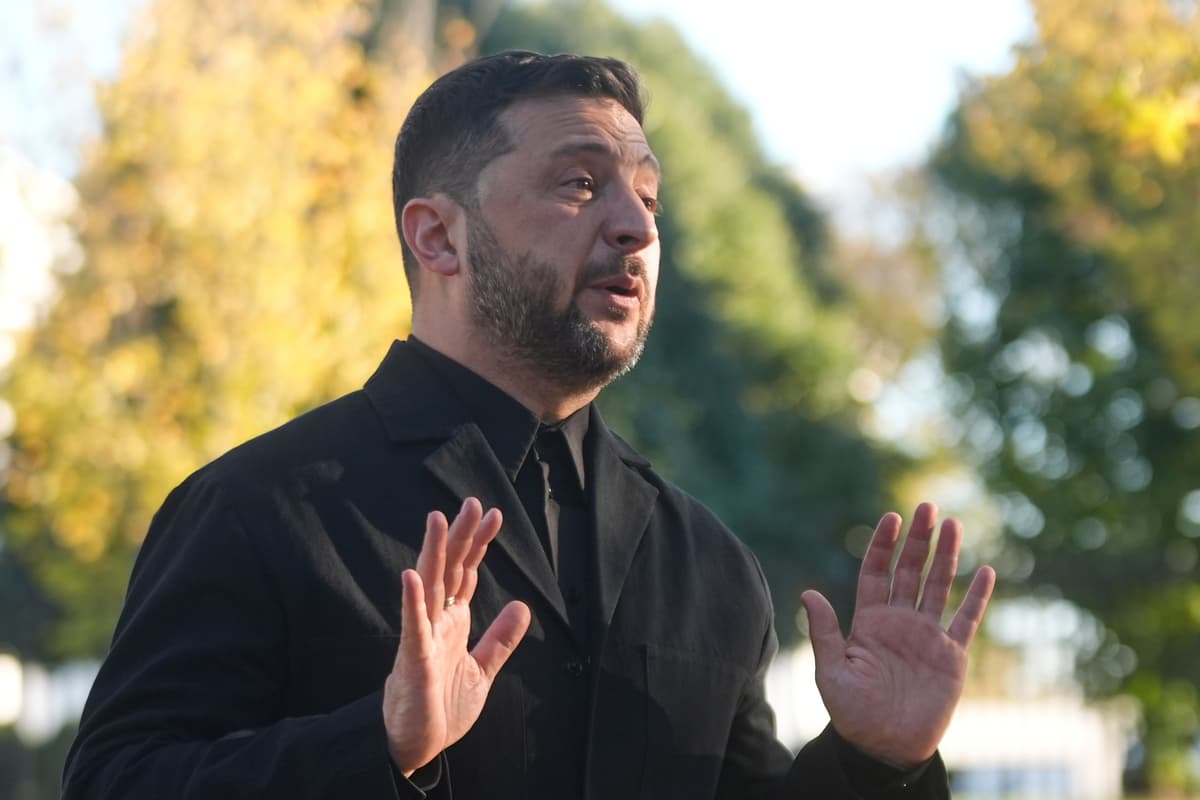 Volodymyr Zelenskyj odpovedá na otázky novinárov po stretnutí s Donaldom Trumpom v Bielom dome vo Washingtone v piatok 17. októbra 2025. Foto: TASR/AP