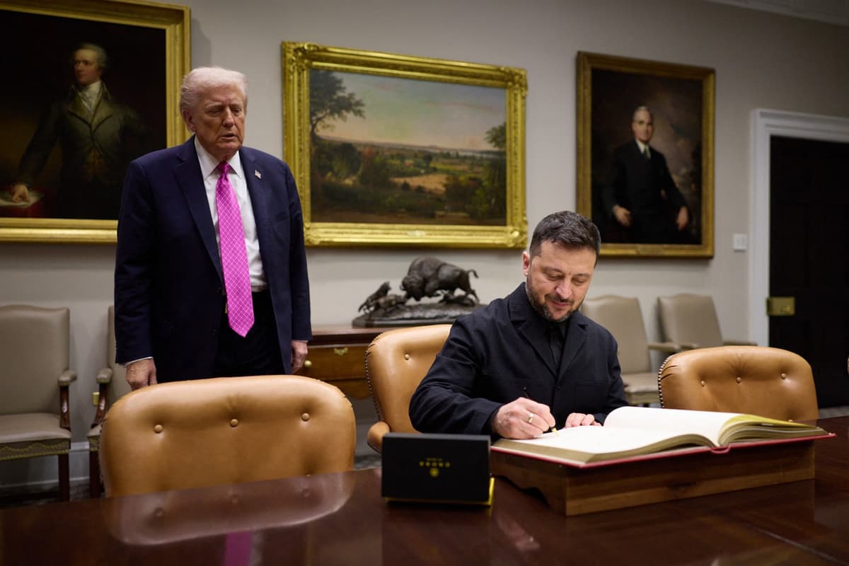 Donald Trump a Volodymyr Zelenskyj. Foto: Ukraine Presidency via Bestimage / Bestimage / Profimedia