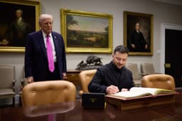 Donald Trump a Volodymyr Zelenskyj. Foto: Ukraine Presidency via Bestimage / Bestimage / Profimedia