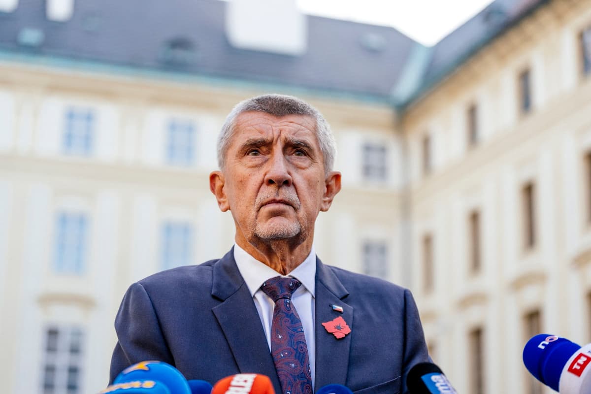 Andrej Babiš na Pražskom hrade. Foto PETR TOPIČ / MFDNES + LN / Profimedia