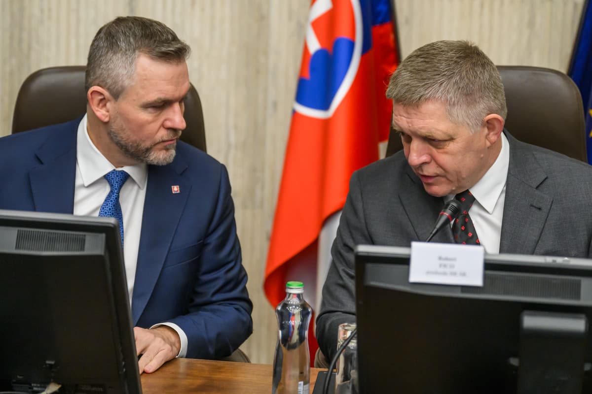 Robert Fico a Peter Pellegrini. Foto Novák/TASR