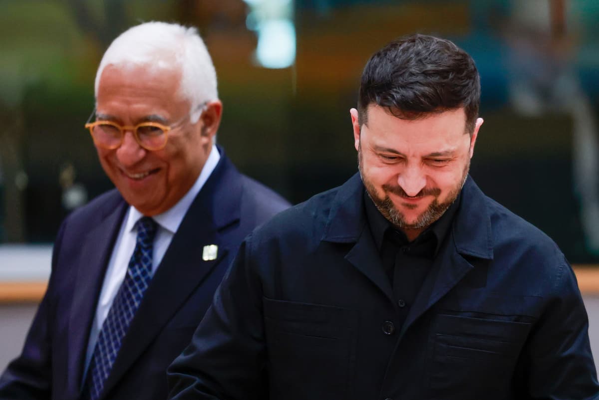 Antonio Costa a Volodymyr Zelenskyj. Foto TASR/AP