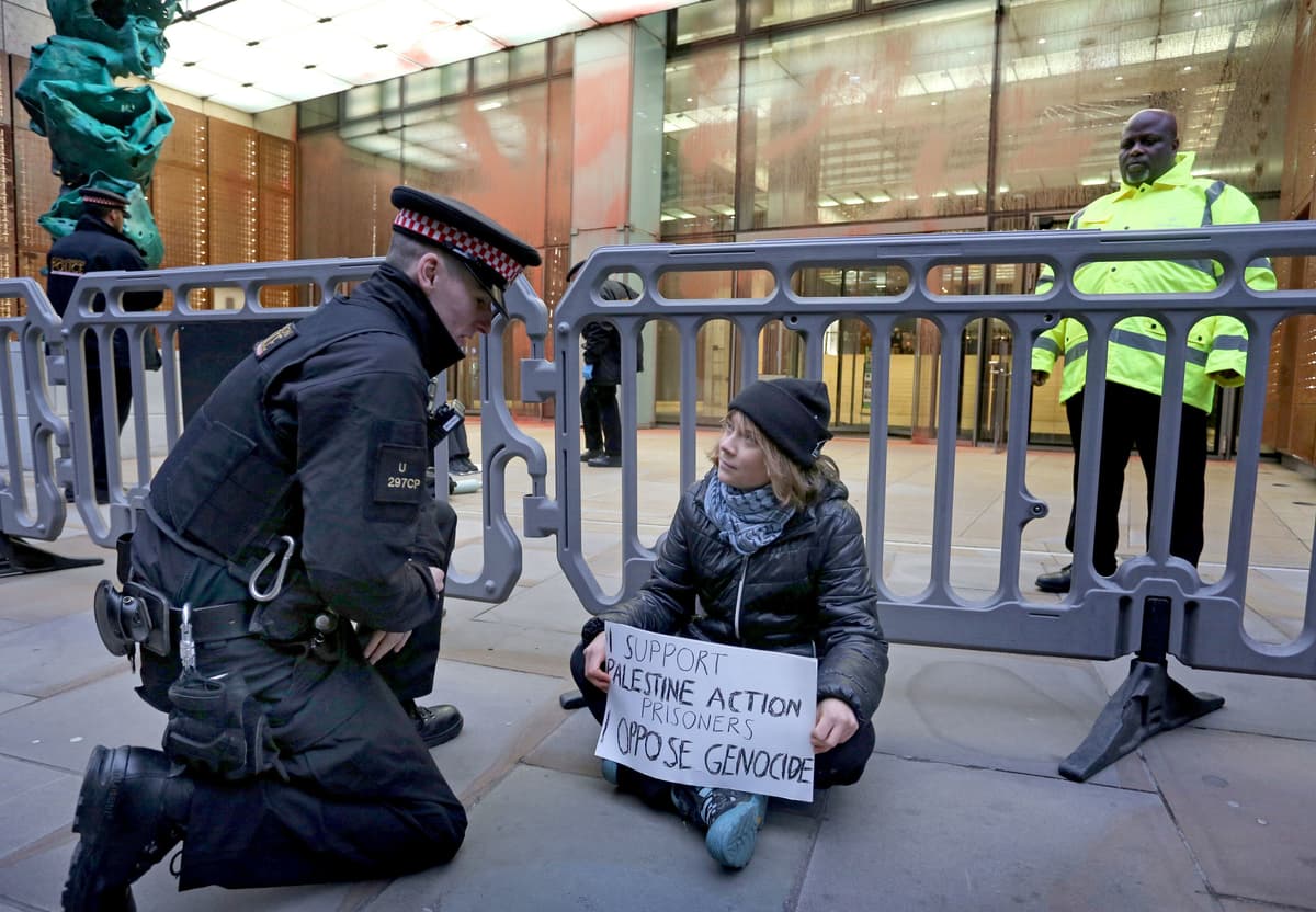 Greta Thunbergová v Londýne. Foto: TASR/AP
