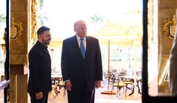 Trump so Zelenským na Floride. Foto: APAImages / Shutterstock Editorial / Profimedia