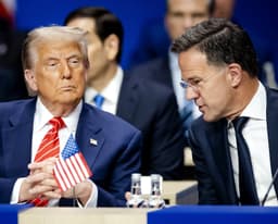 Donald Trump a Mark Rutte. Foto: Hollandse Hoogte / Shutterstock Editorial / Profimedia