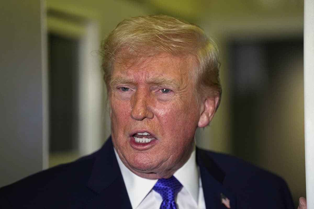 Donald Trump na palube Air Force One. Foto TASR/AP