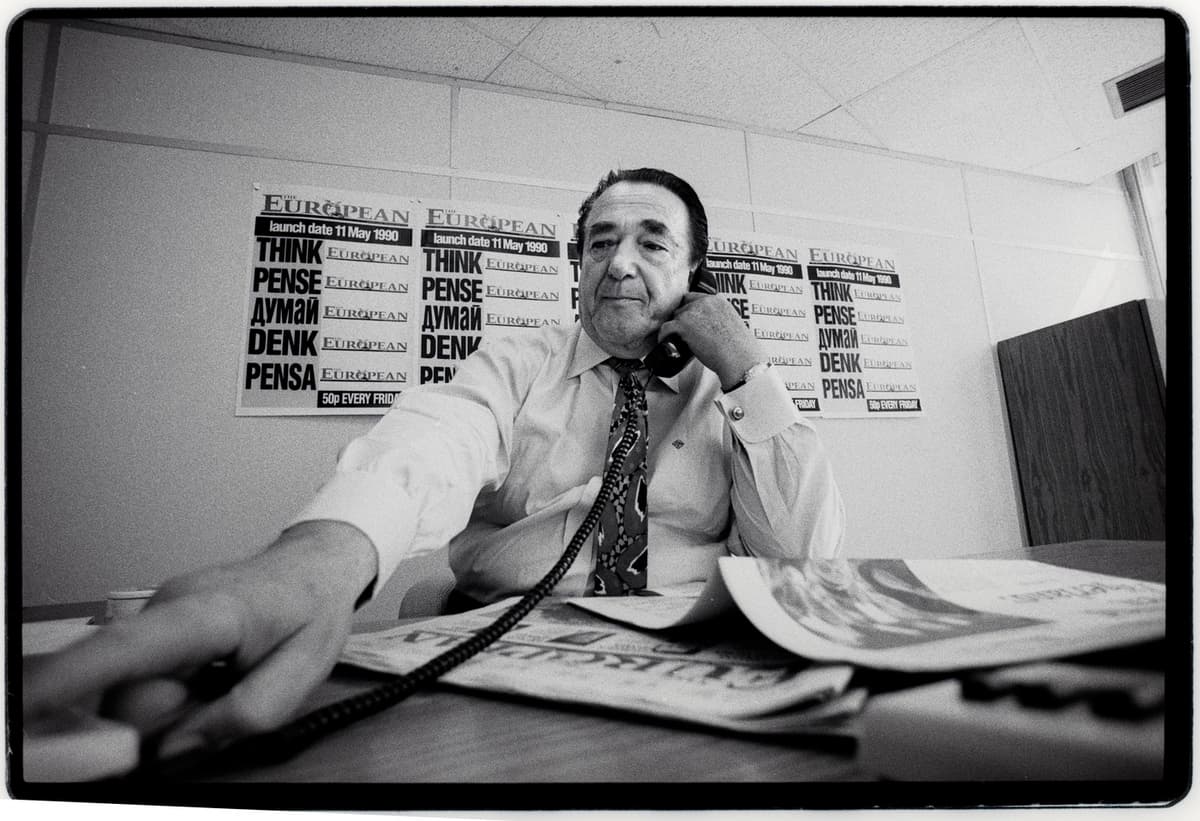 Robert Maxwell. Foto: Brian Harris / Eyevine / Profimedia