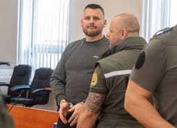 Daniel Bombic na Špecializovanom trestnom súde (ŠTS) v Pezinku v utorok 10. marca 2026. Foto: Martin Baumann/TASR