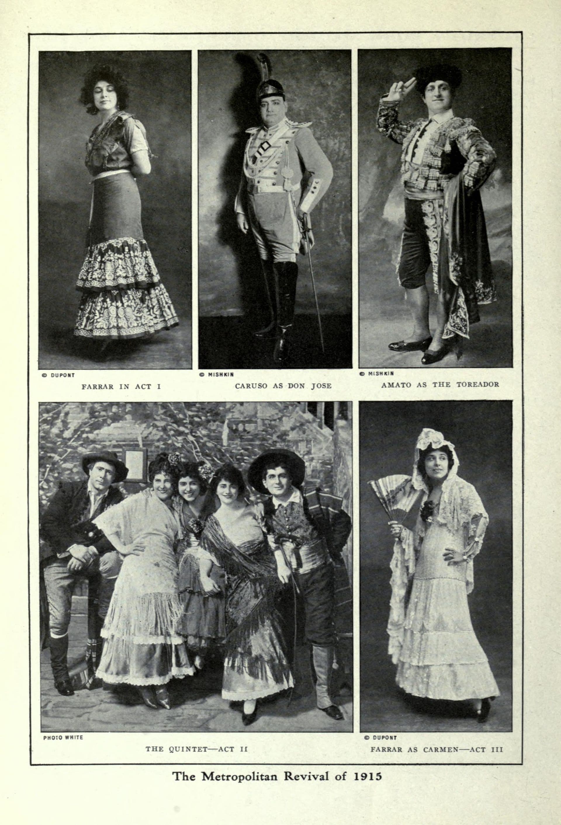 Carmen v Met v roku 1915. Foto: wikimedia