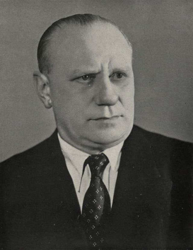 Československým ministrom vnútra bol v rokoch 1945-1953 Václav Nosek. Foto: wikimedia