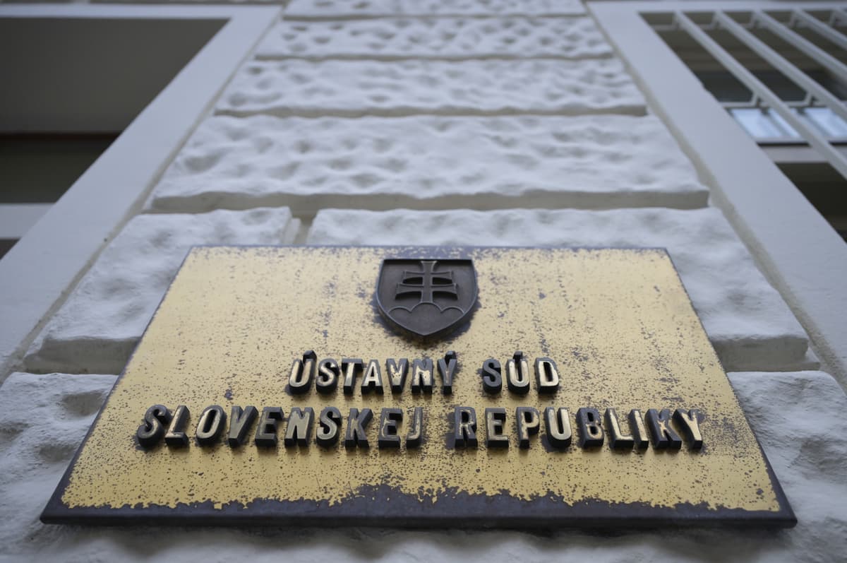 Ústavný súd - ilustračný záber. Foto Iván/TASR