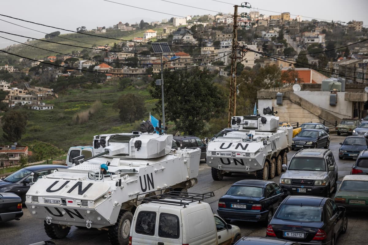 Jednotky OSN (UNIFIL) v Libanone. Foto: Daniel Carde / Zuma Press / Profimedia
