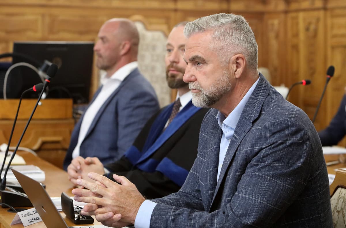 Tibor Gašpar na súde v prípade Očistec. Foto: TASR / Ján Krošlák