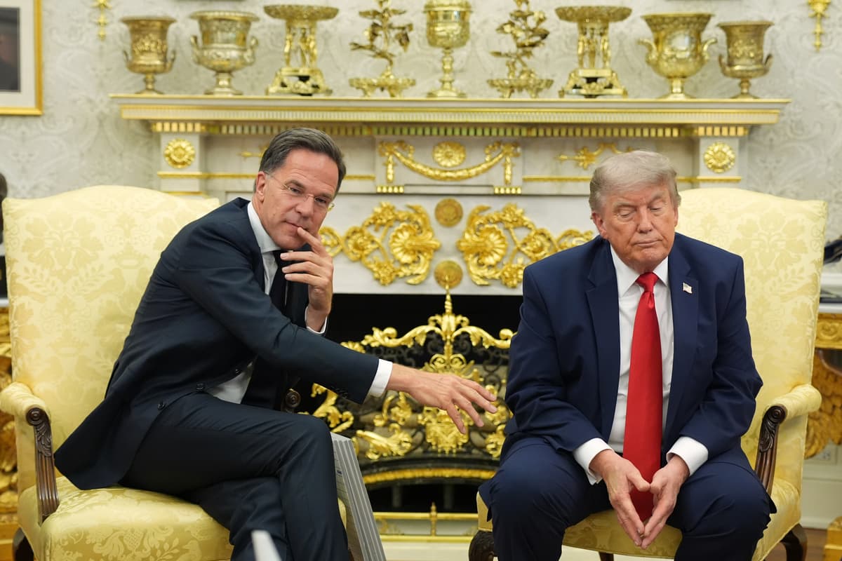 Donald Trump a Mark Rutte. Foto: TASR/AP