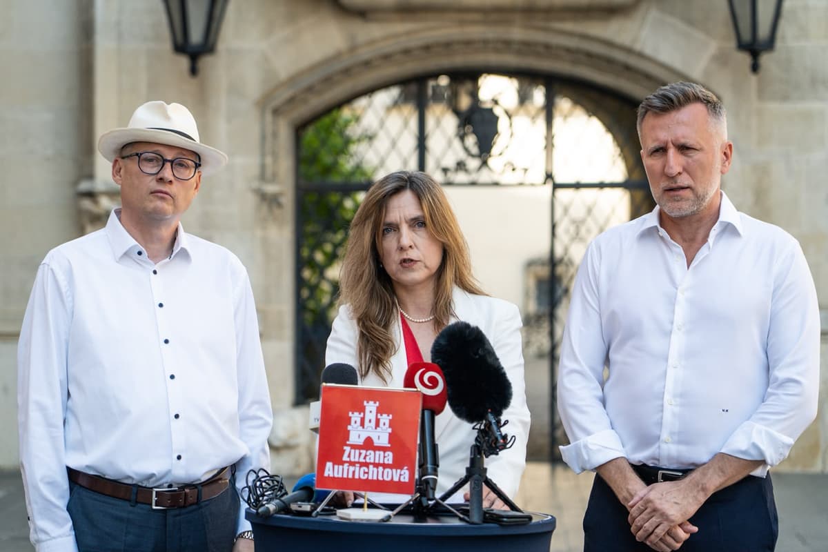 Zľava Sven Šovčík, Zuzana Aufrichtová a Martin Winkler. Foto: Martin WInkler
