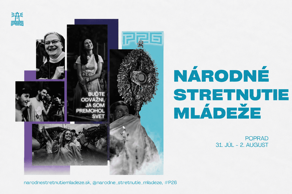 Plagát Národného stretnutia mládeže P26. Zdroj: narodnestretnutiemladeze.sk.
