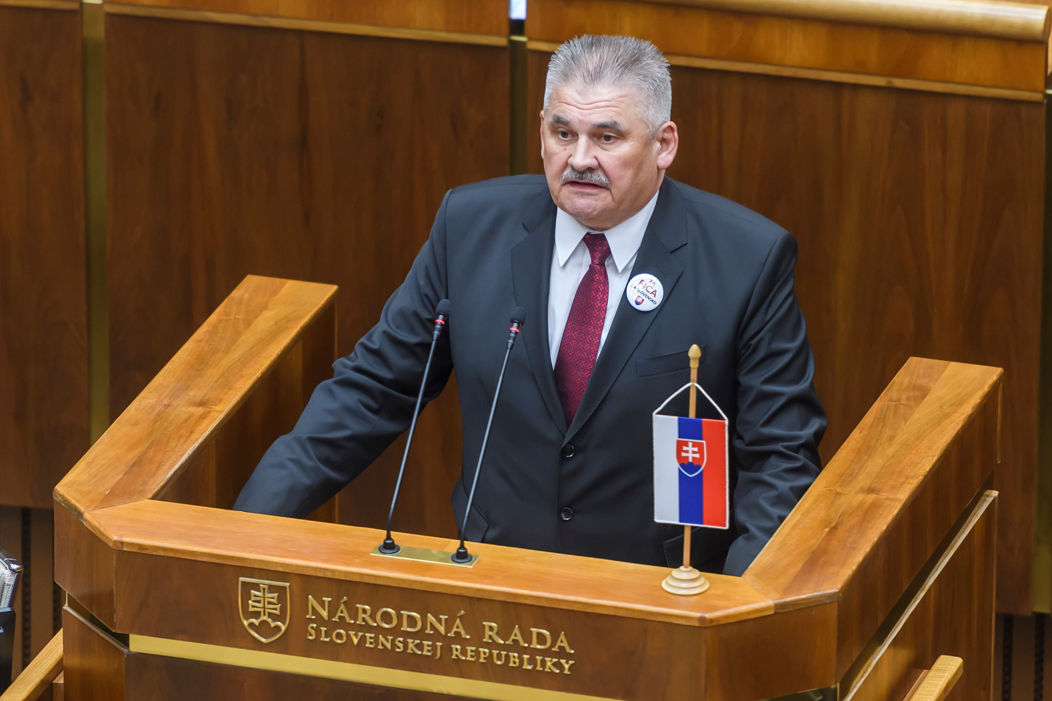 Ján Richter (SMER) počas 12. schôdze NR SR v Bratislave 21. mája 2024. Foto: Jaroslav Novák/TASR