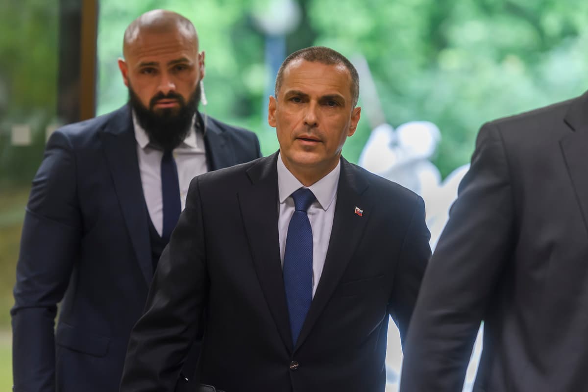 Maroš Žilinka prichádza na mimoriadne zasadnutie Bezpečnostnej rady SR v Bratislave 22. mája 2024. Foto: Jaroslav Novák/TASR