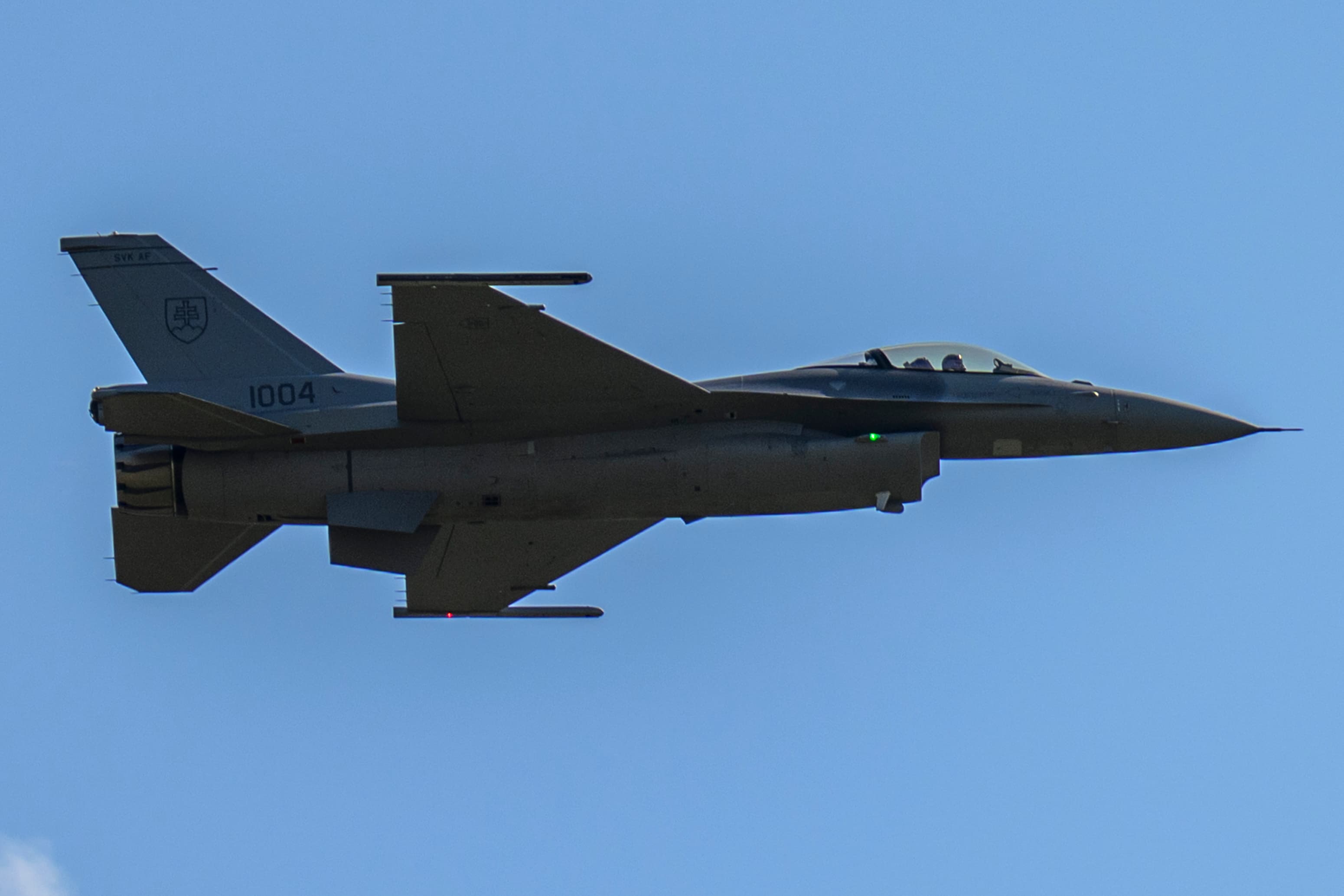 Stíhačka F-16, ilustračný obrázok. Foto: Veronika Mihaliková/TASR