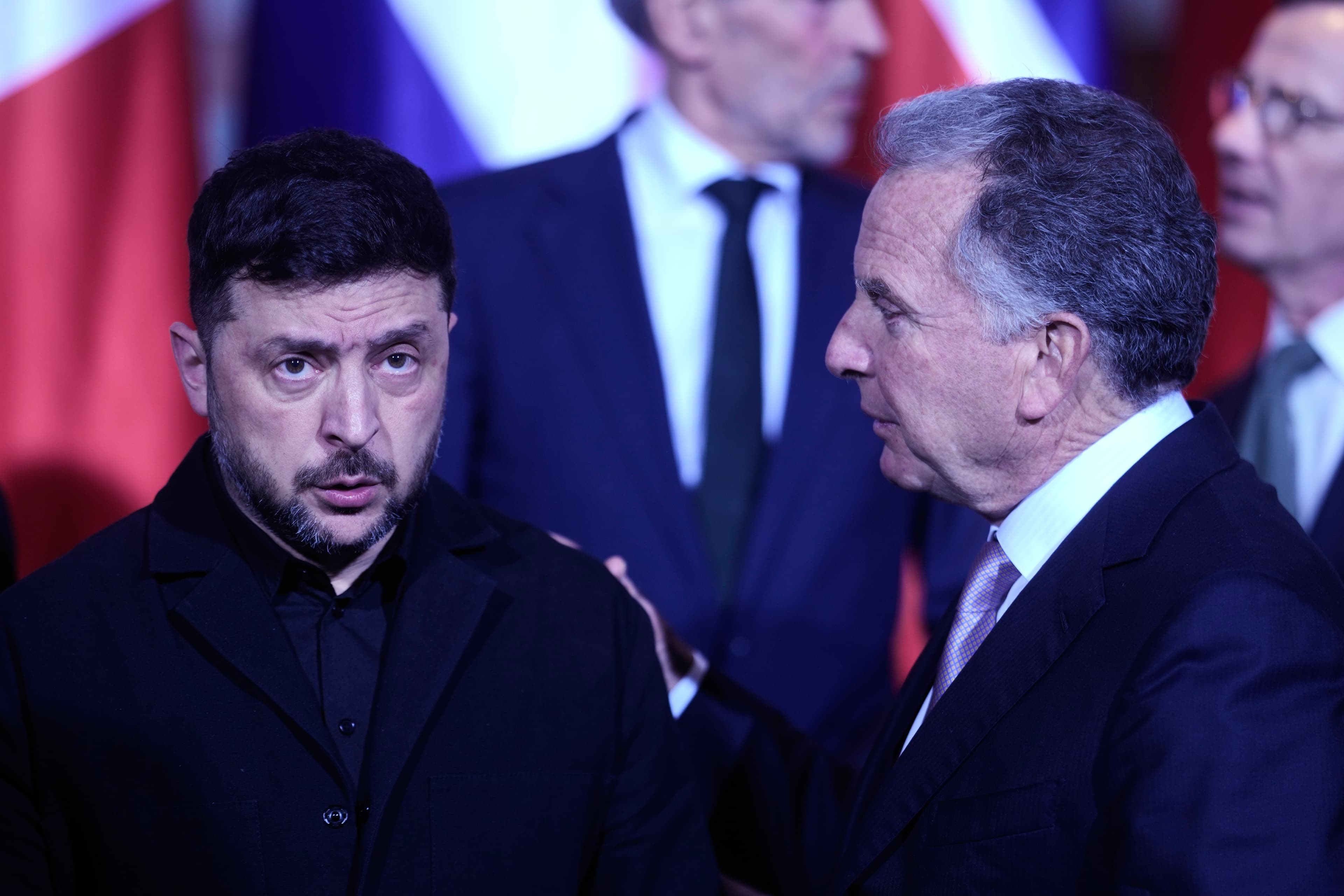 Volodymyr Zelenskyj a Steve Witkoff. Foto TASR/AP