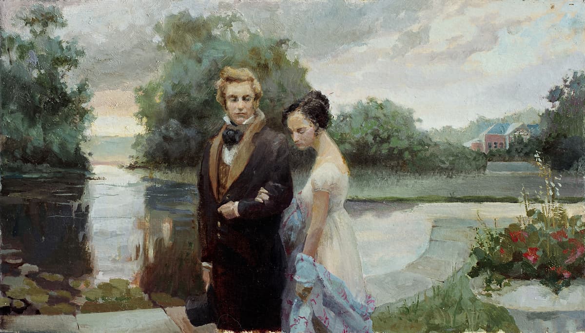 Obraz s názvom Sotva dýcham od J. Kuševského. Foto: wikimedia