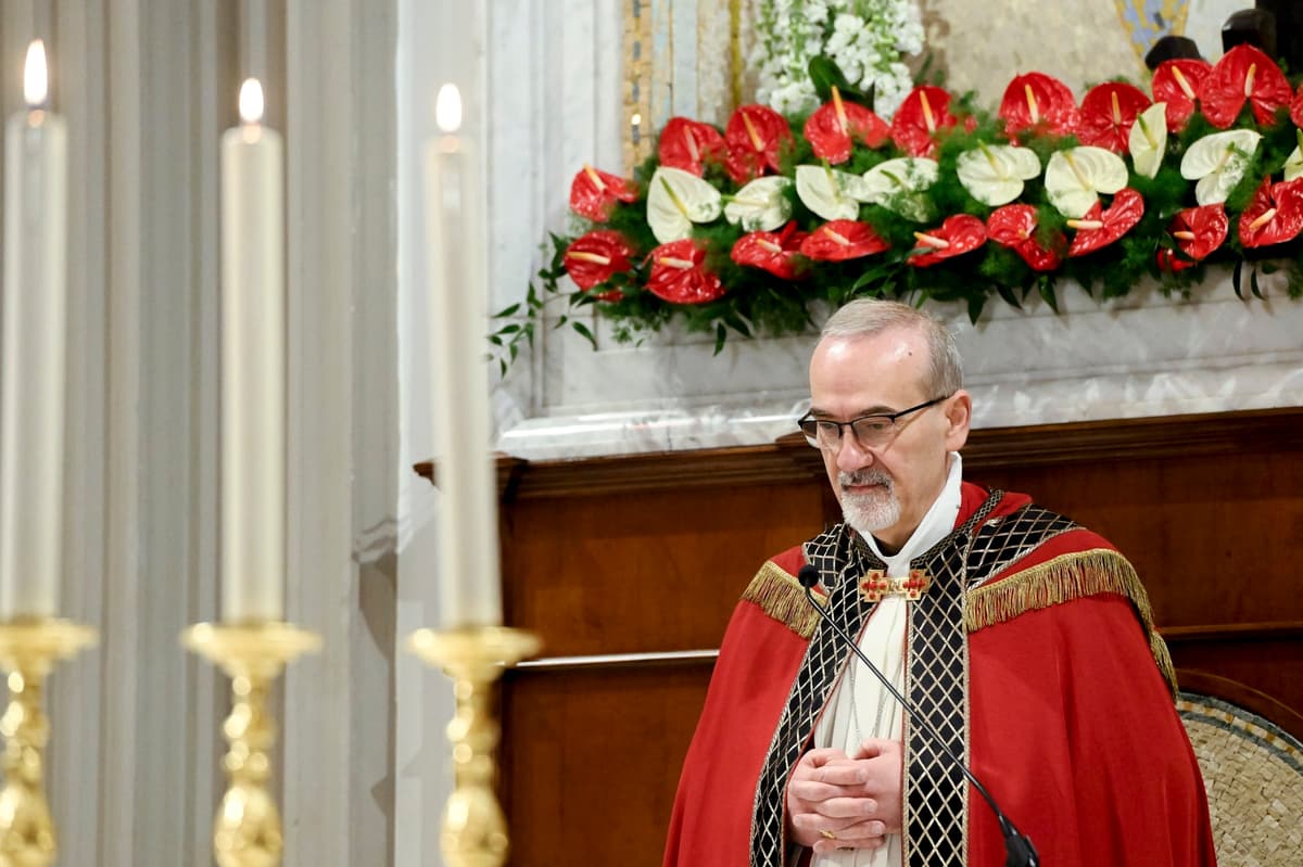 Kardinál Pierbattista Pizzaballa v roku 2020. Foto Valeria Ferraro/AGF / Avalon / Profimedia