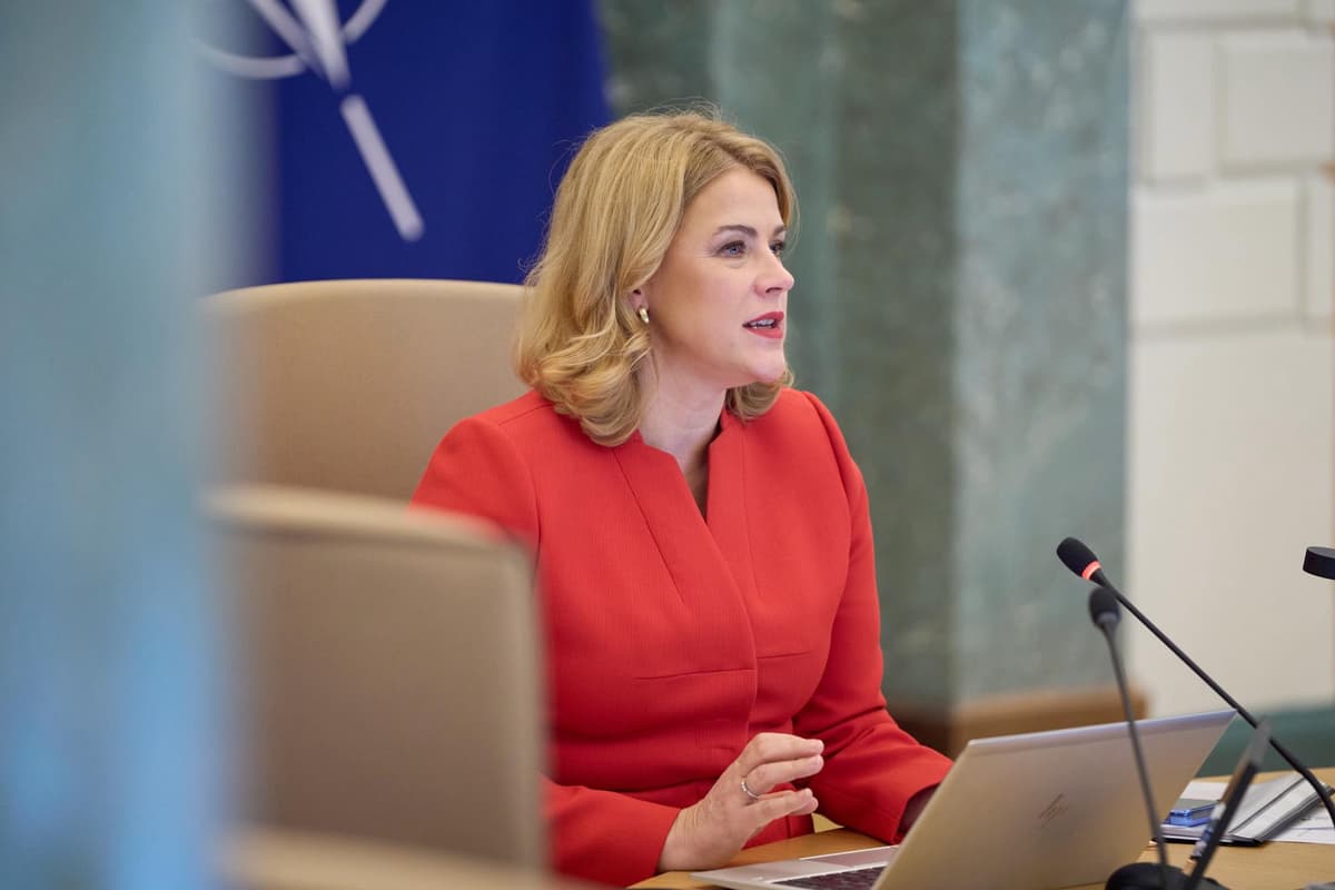 Lotyšská premiérka Evika Siliňová. Foto: FB Evika Silina