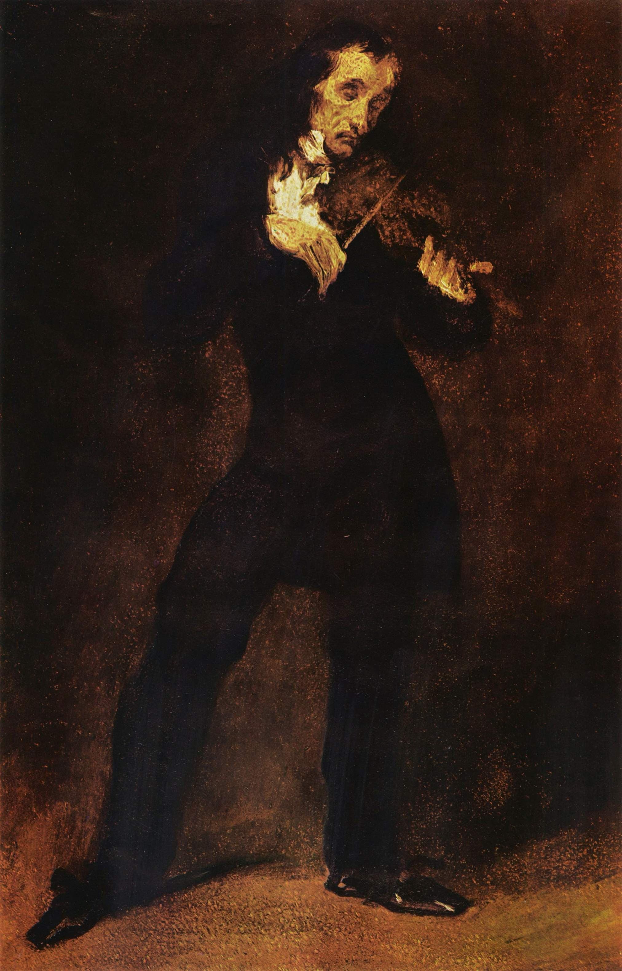 Paganini na obraze Eugènea Delacroixa. Foto: wikimedia