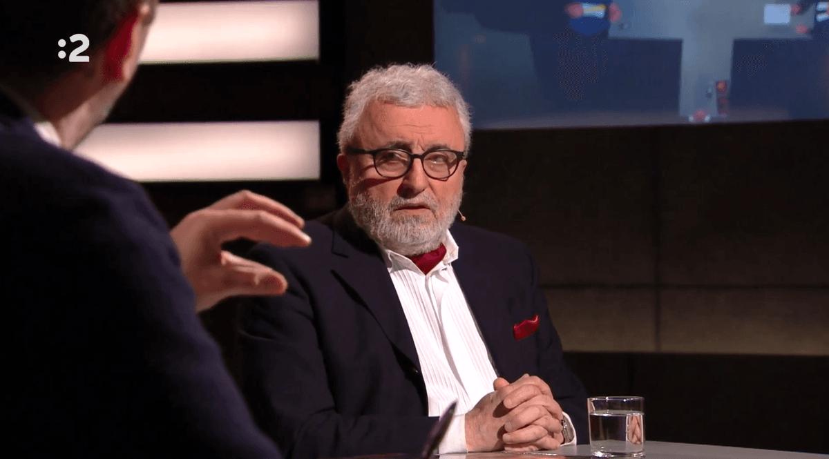 Ašot Grigorian, prezident Fóra arménskych asociácií Európy a Arménskej komunity na Slovensku. Foto: reprofoto YouTube/STVR