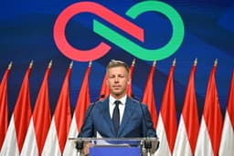 Péter Magyar. Foto: Attila KISBENEDEK / AFP / AFP / Profimedia