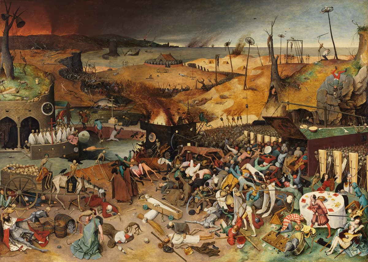 Pieter Bruegel starší: Víťazstvo smrti (1562). Foto: wikimedia