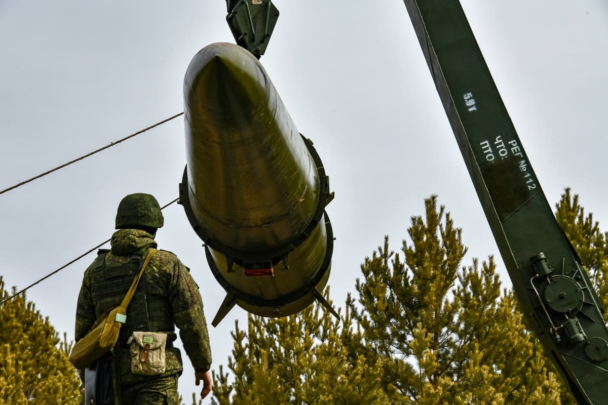 Cvičenie ruskej jednotky s s využitím taktických raketových systémov Iskander-M. Foto: Yevgeny Yepanchintsev / TASS / Profimedia