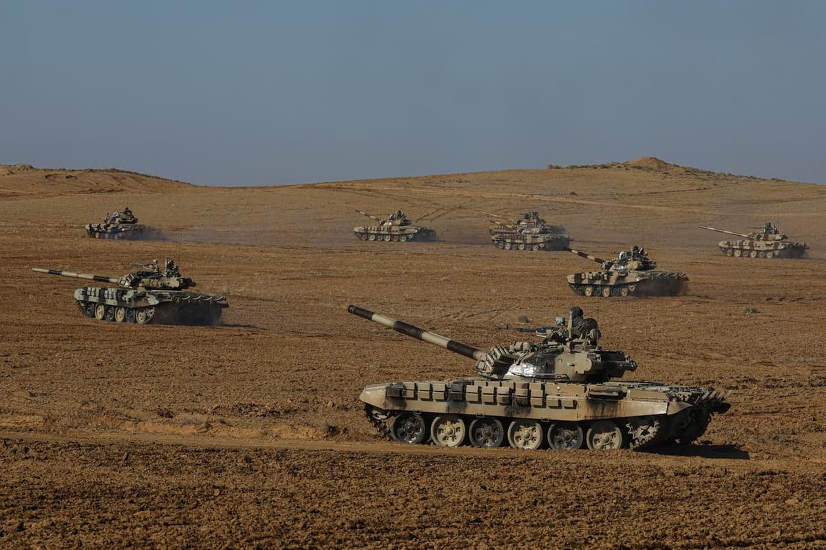 Pozemné sily iránskej armády v rámci rozsiahlejšieho celoštátneho cvičenia v januári 2025. Foto: Iranian Army Office / Zuma Press / Profimedia