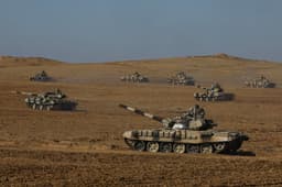 Pozemné sily iránskej armády v rámci rozsiahlejšieho celoštátneho cvičenia v januári 2025. Foto: Iranian Army Office / Zuma Press / Profimedia