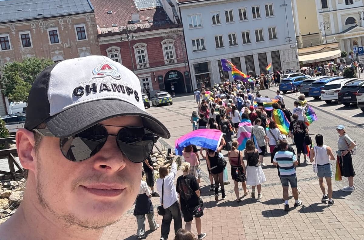 David Púchovský na Pride Banská Bystrica 2026. Foto David Púchovský/Facebook