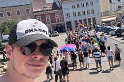 David Púchovský na Pride Banská Bystrica 2026. Foto David Púchovský/Facebook