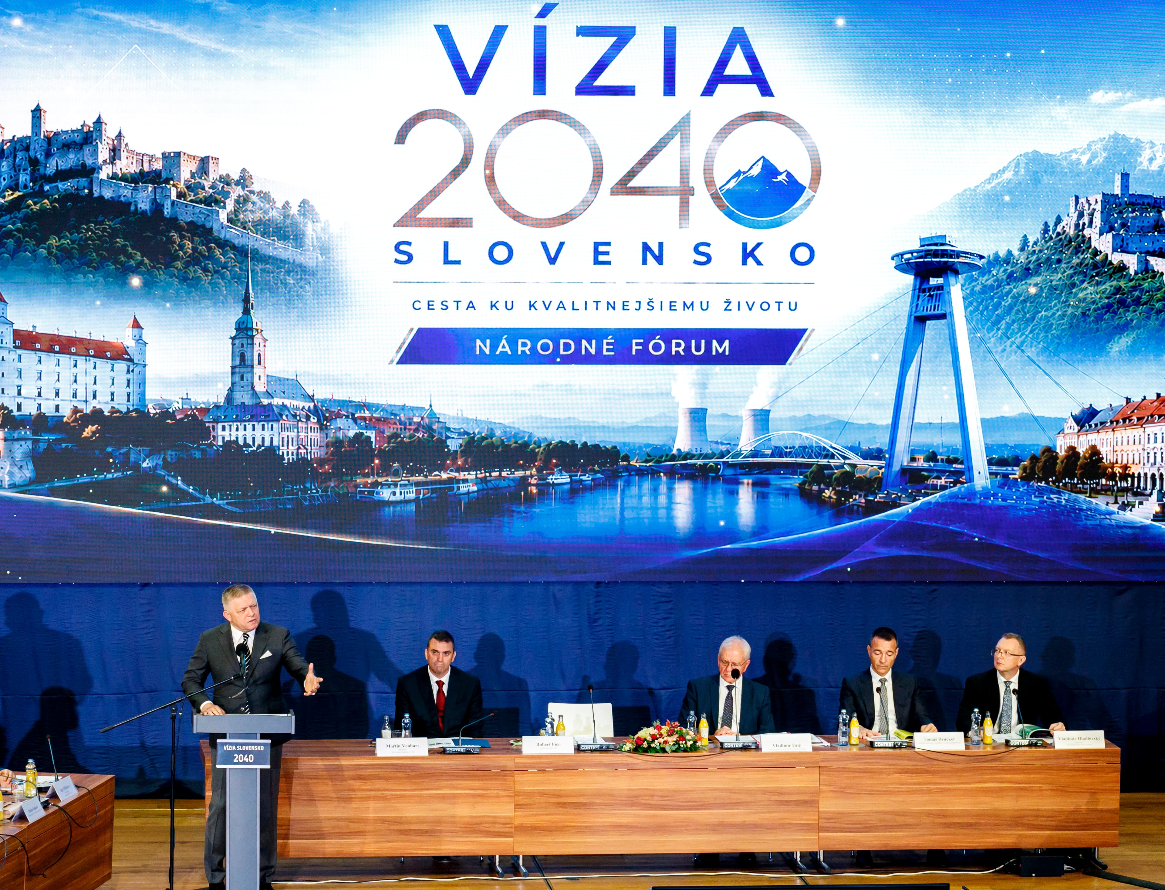 Prezentácia dokumentu Vízia Slovensko 2040. Foto: Dano Veselský/TASR