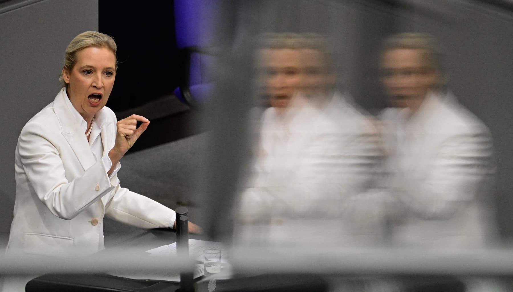 Líderka AFD Alice Weidelová. Foto: John MACDOUGALL / AFP / AFP / Profimedia