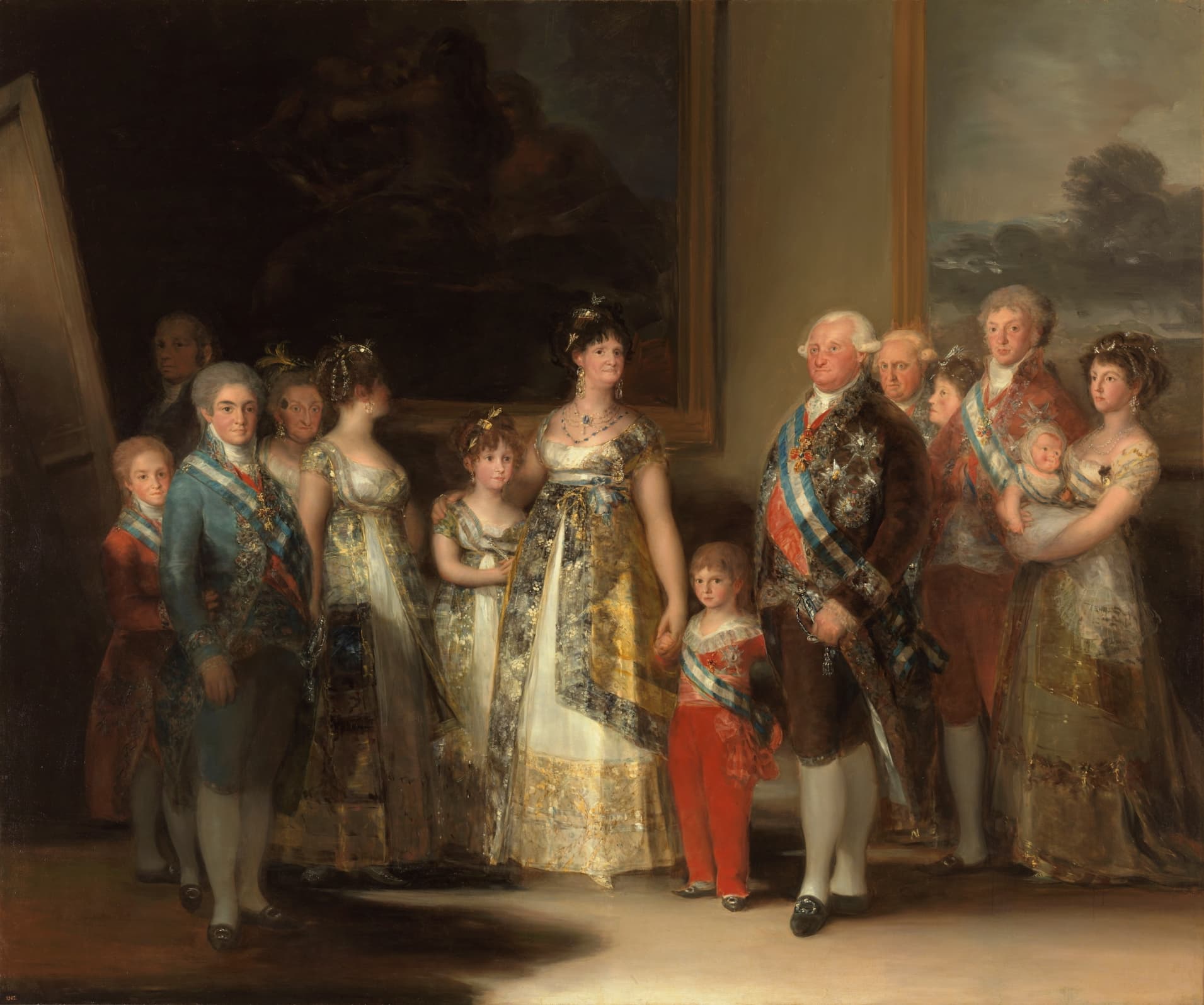 Goya: Rodina Karla IV. Foto: wikimedia